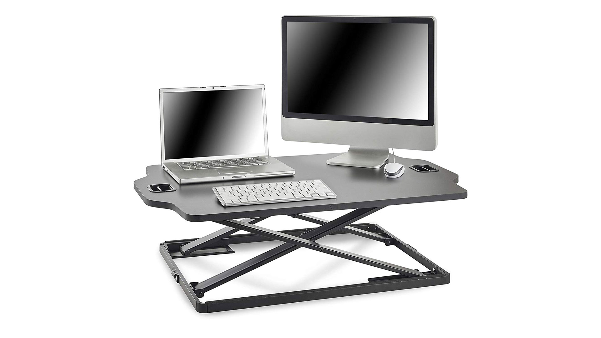 BestOffice Standing Desk Converter Electric Height Adjustable