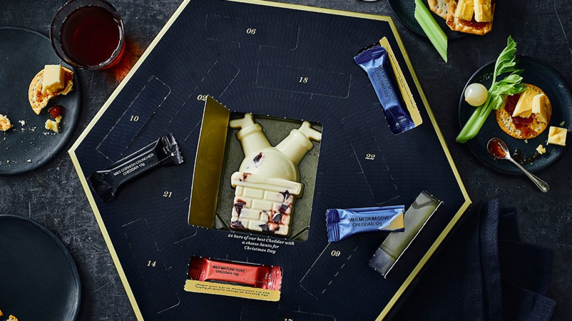 Get your crackers out for this M&S advent calendar filled with cheese