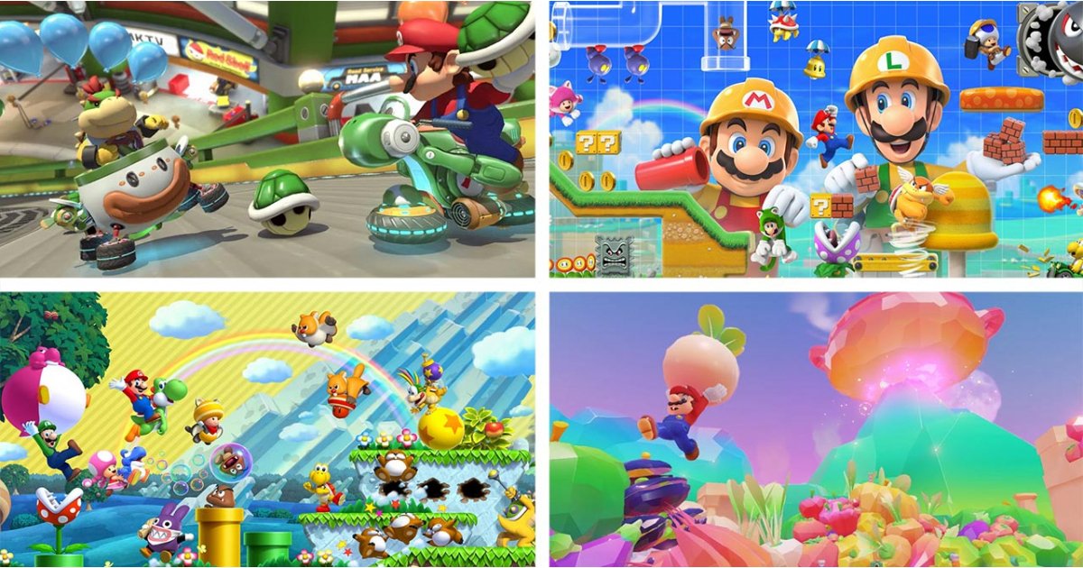 New Super Mario Bros. U Deluxe + Mario Kart 8 Deluxe, Nintendo Switch