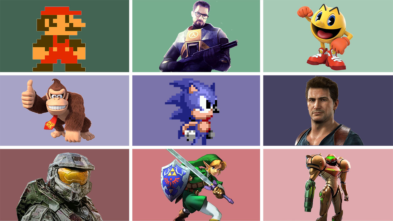 classic arcade characters