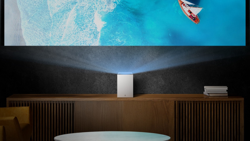 LG’s new 3-in-1 projector floor lamp turns any room into a home cinema